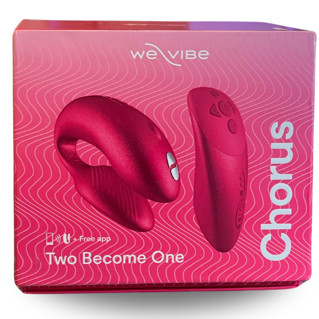 Vibrador de casal Chorus Rosa com comando via controle remoto ou app.