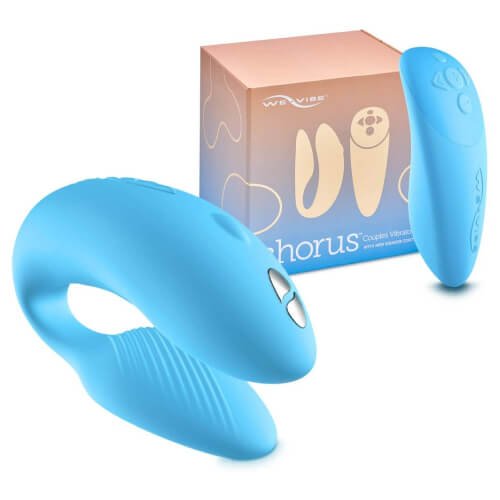 Vibrador de casal Chorus com comando via controle remoto ou app.